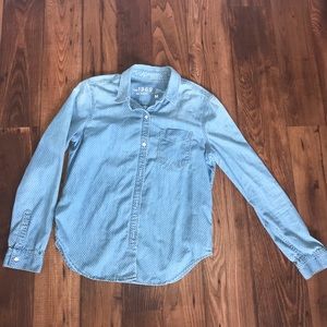 LIKE NEW GAP Medium Boy Polka Dot Icon Shirt